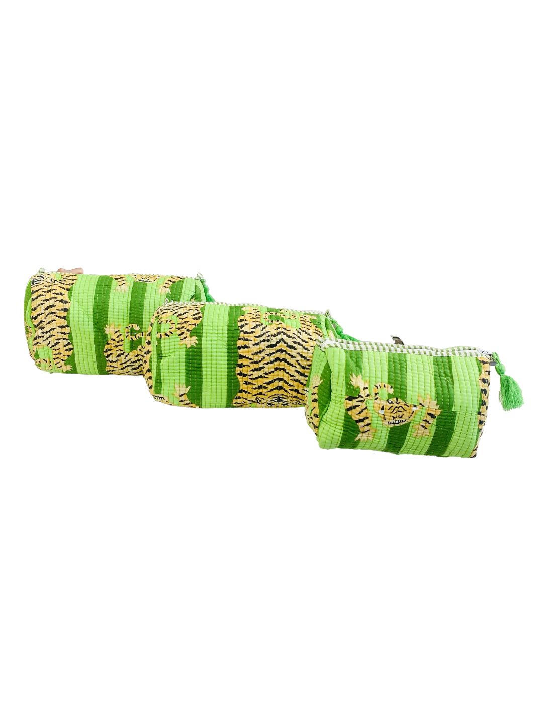 Beauty Case trapuntato Radical Chic Verde