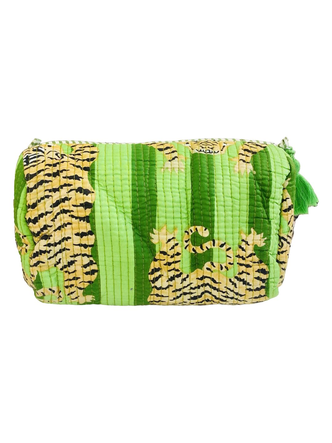 Beauty Case trapuntato Radical Chic Verde