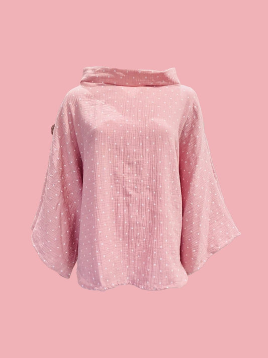 Blusa Elena Rosa con Stelle Ribes of LOVE