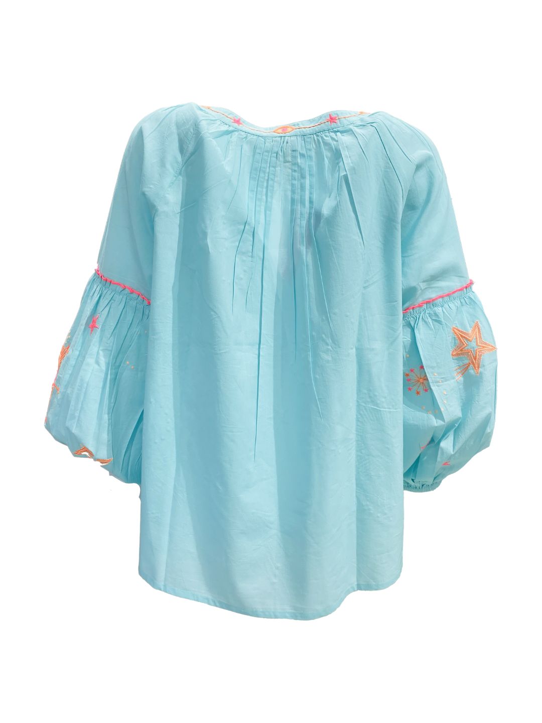 Blusa Ricamata in Cotone Boho-Chic Mod.10