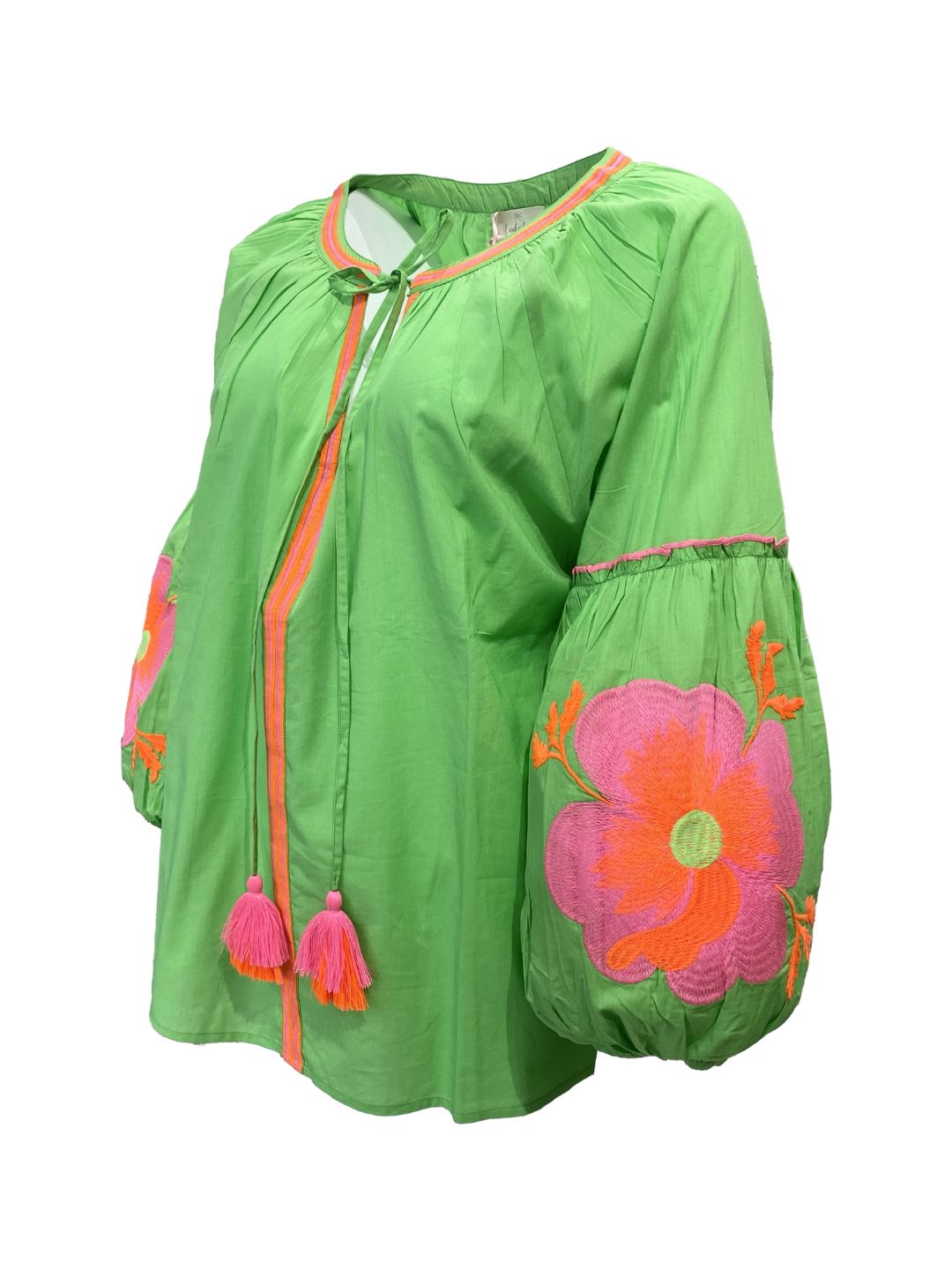 Blusa Ricamata in Cotone Boho-Chic Mod.2