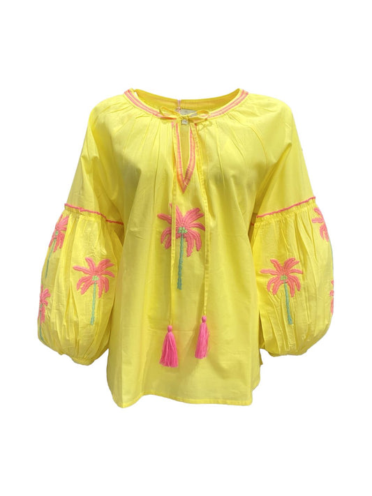 Blusa Ricamata in Cotone Boho-Chic Mod.4