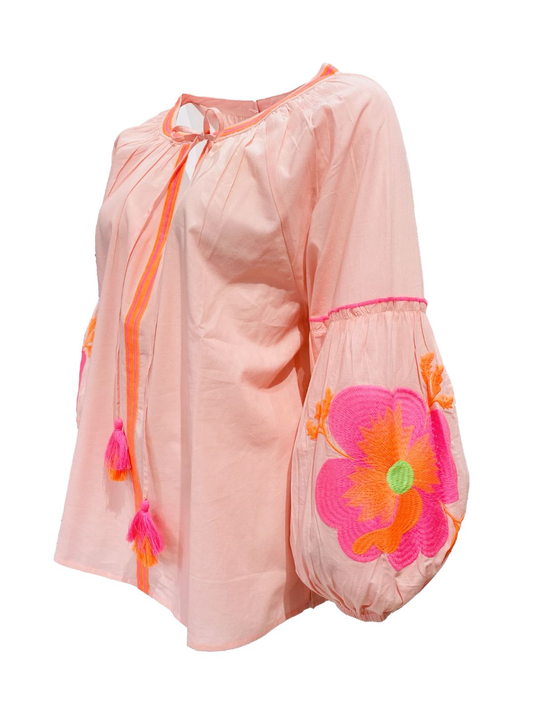 Blusa Ricamata in Cotone Boho-Chic Mod.5
