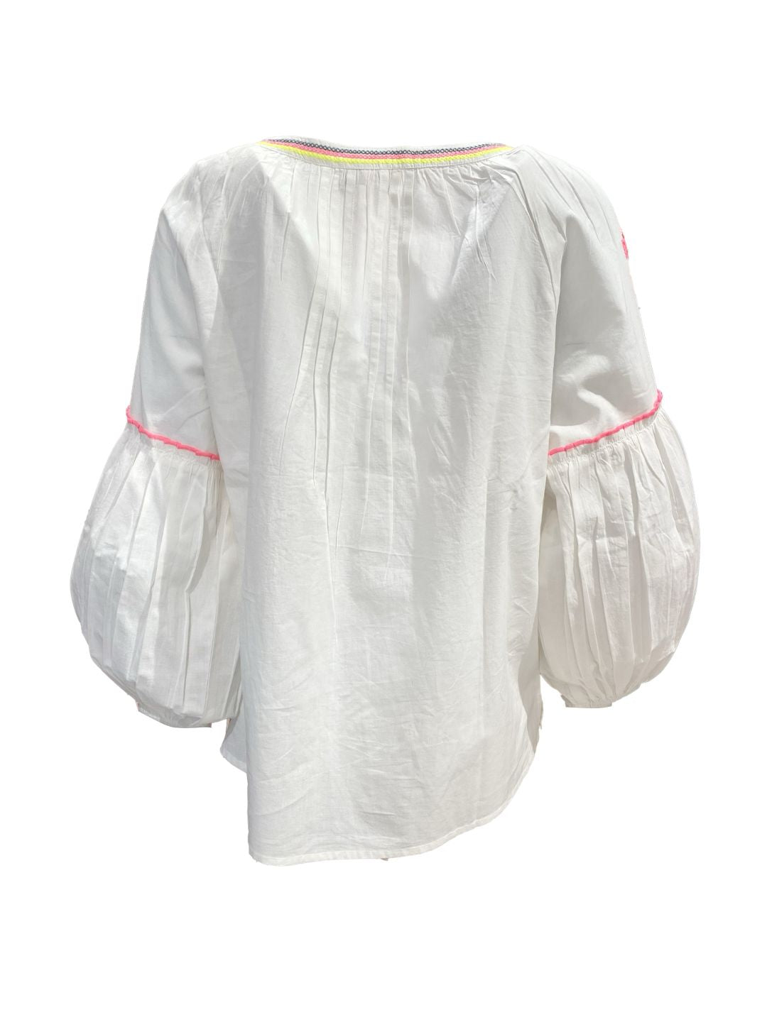 Blusa Ricamata in Cotone Boho-Chic Mod.7