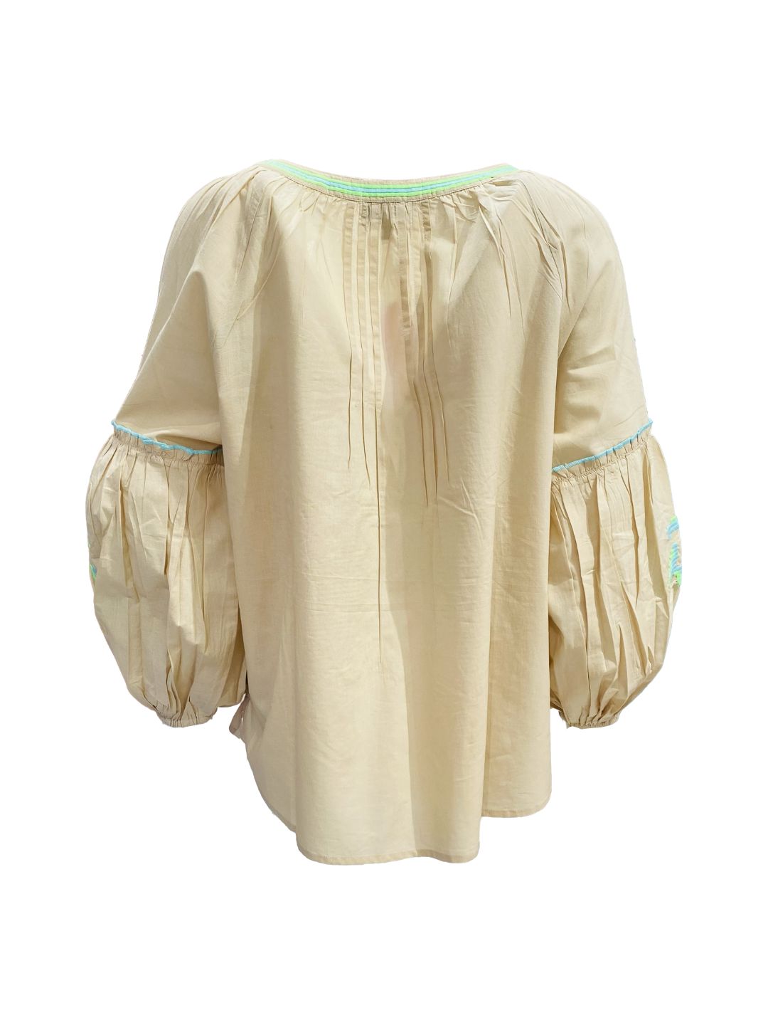 Blusa Ricamata in Cotone Boho-Chic Mod.9