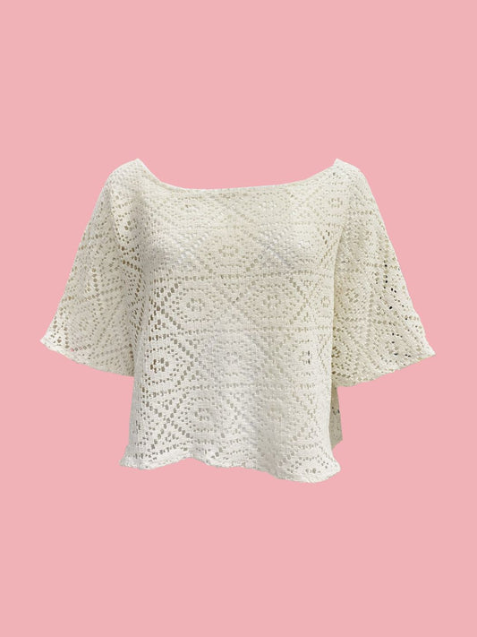 Blusa Scatoletta Macramè Ribes of LOVE