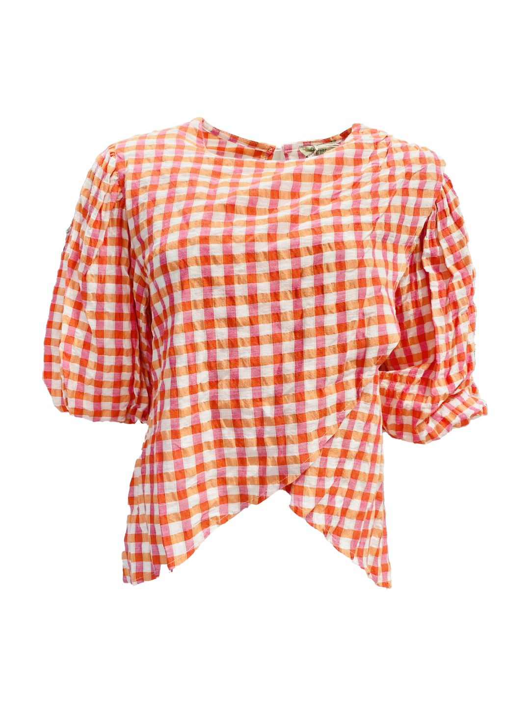 Blusa Vichy Corallo