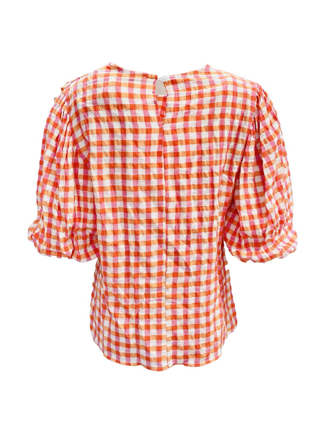 Blusa Vichy Corallo