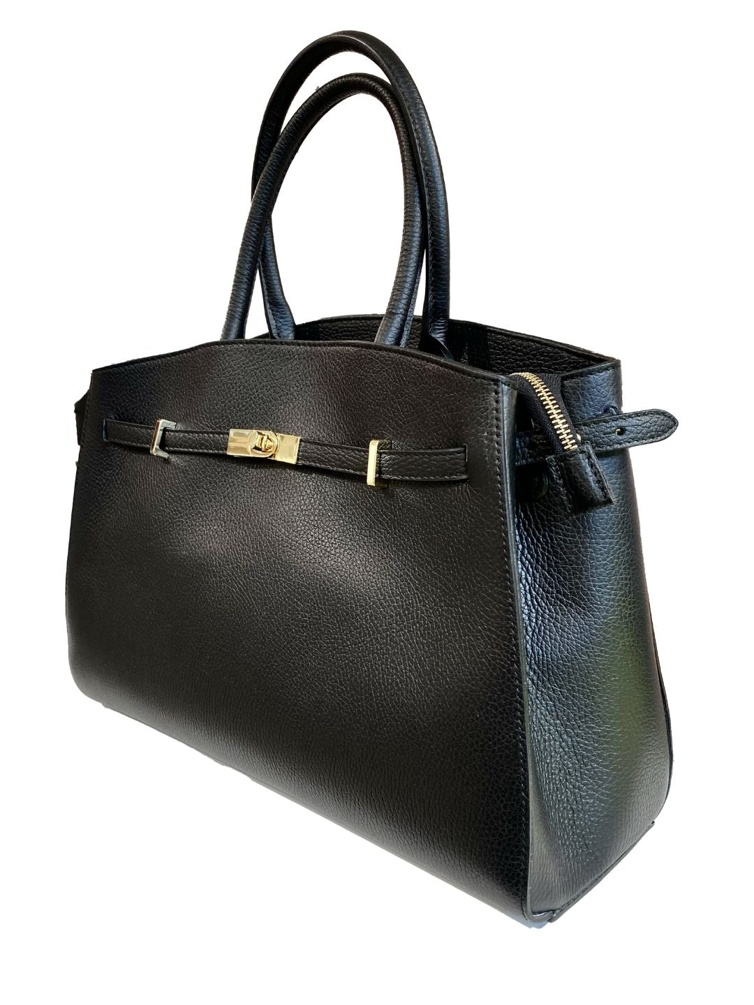 Borsa Shopper Classic in Vera Pelle Dollaro art.86117