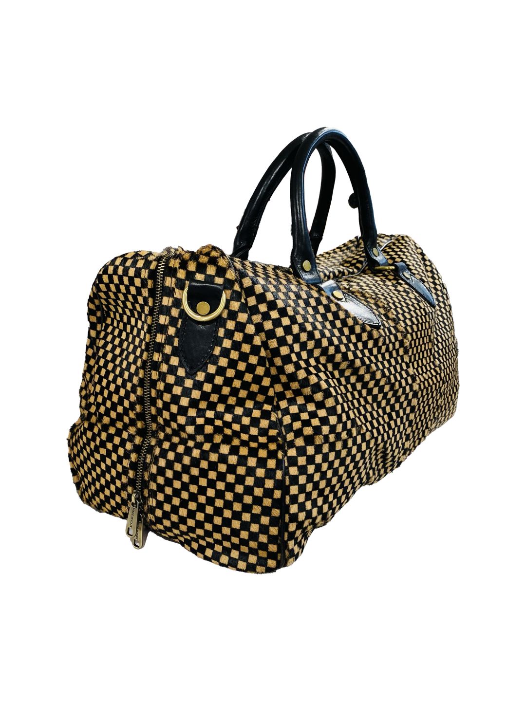 Borsa da Viaggio Weekend in Pelle di Cavallino Grande Mod.2