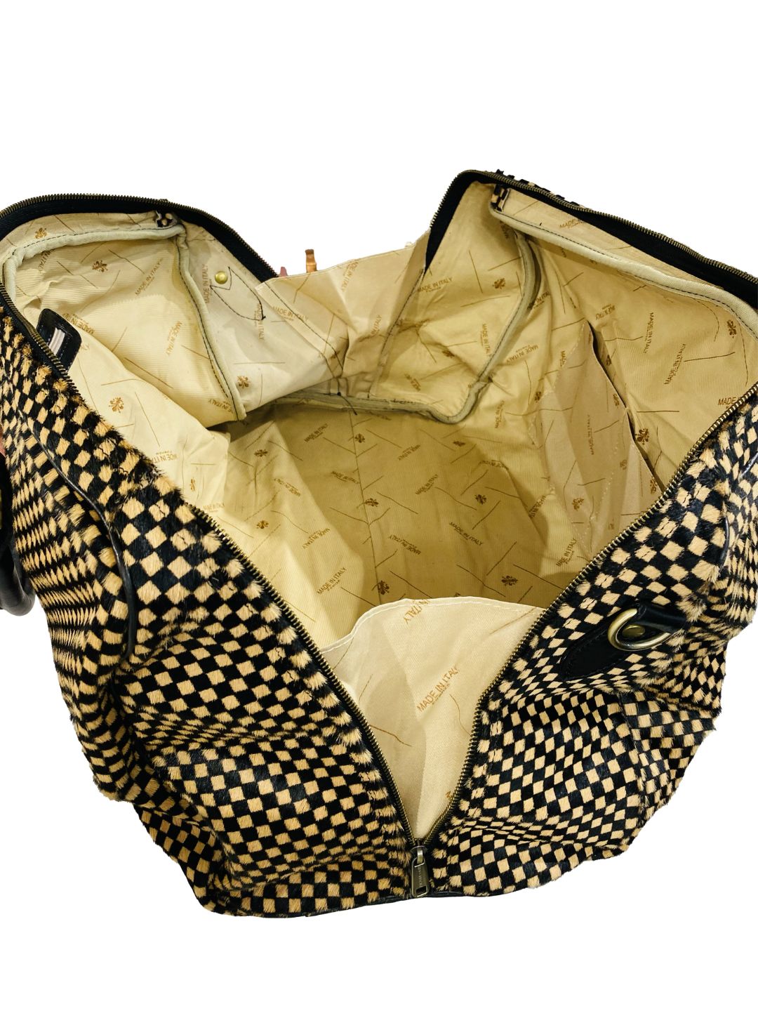 Borsa da Viaggio Weekend in Pelle di Cavallino Grande Mod.2