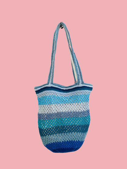 Borsa uncinetto OG BLU Anabaum