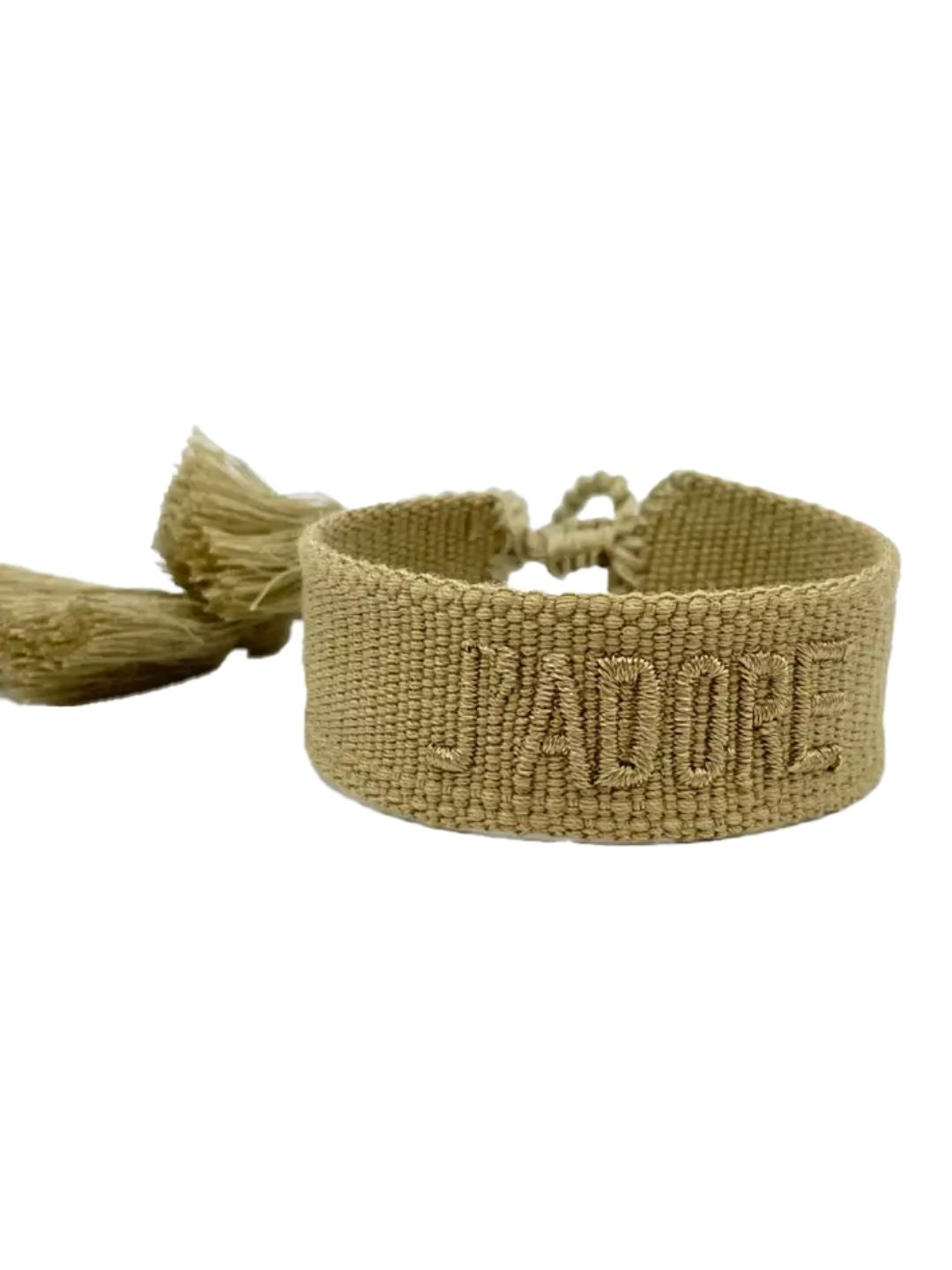 Bracciale "J'ADORE" Verde Oliva