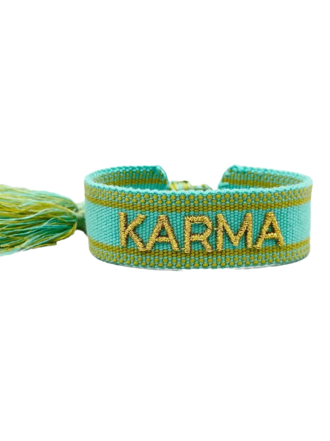 Bracciale "KARMA" Turchese e Oro