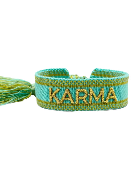 Bracciale "KARMA" Turchese e Oro
