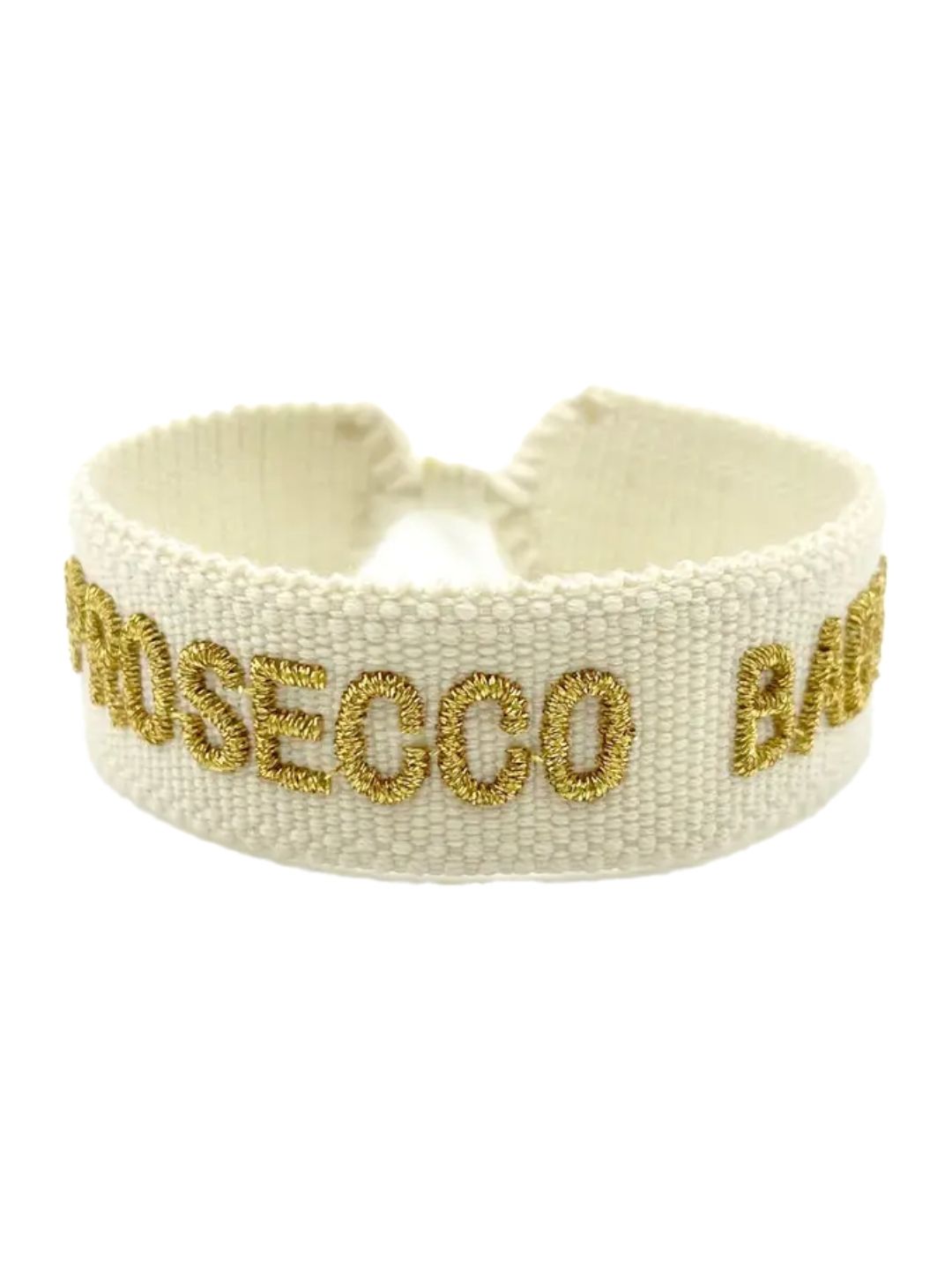 Bracciale "PROSECCO BABY" Panna e Oro