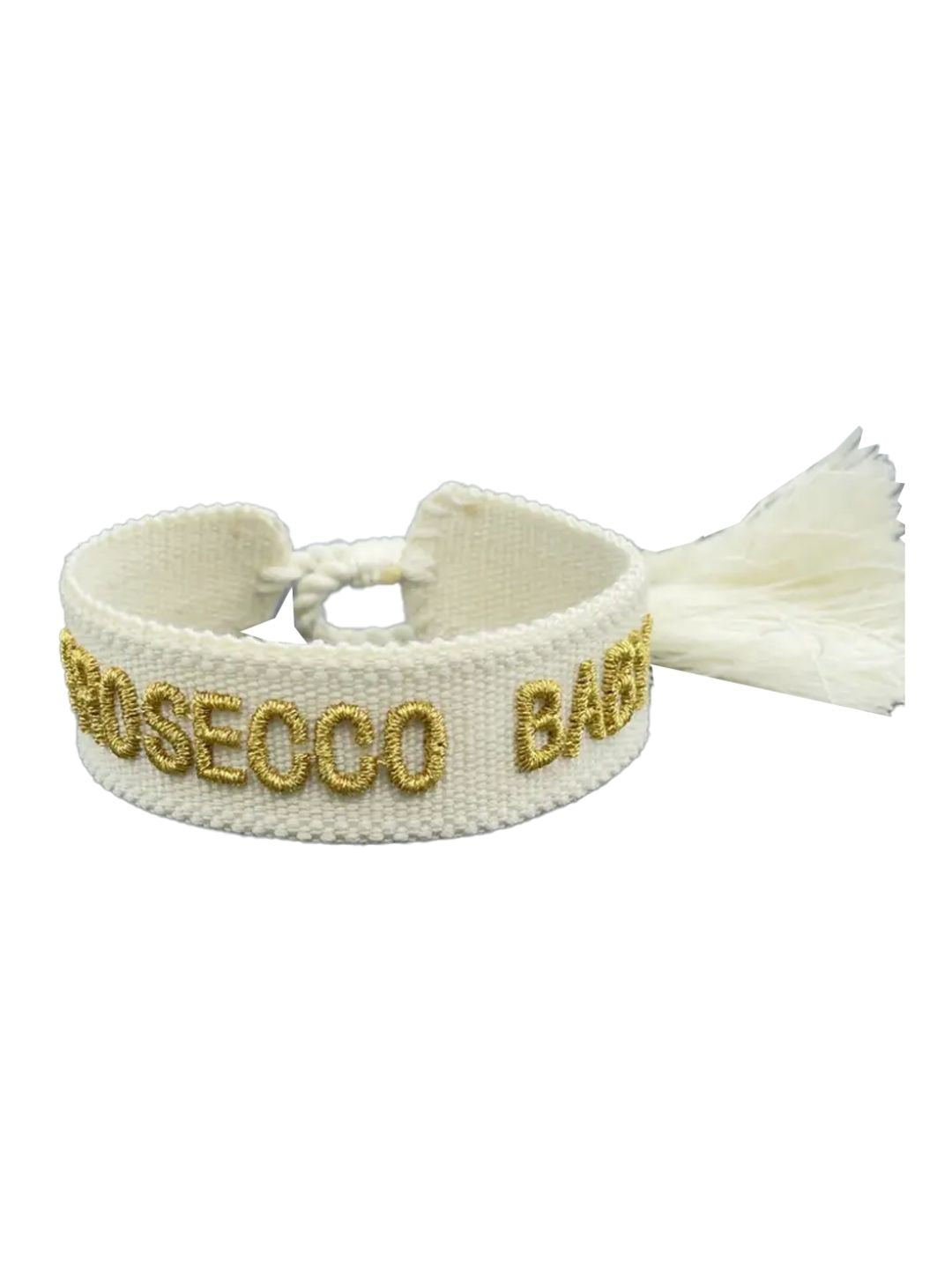 Bracciale "PROSECCO BABY" Panna e Oro