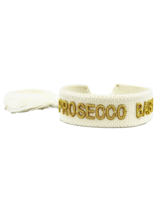Bracciale "PROSECCO BABY" Panna e Oro