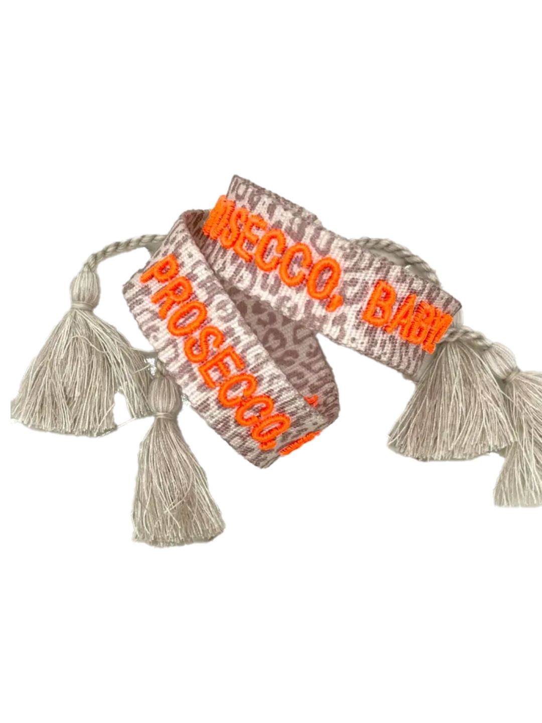 Bracciale "PROSECCO BABY" Leo e Arancio Fluo