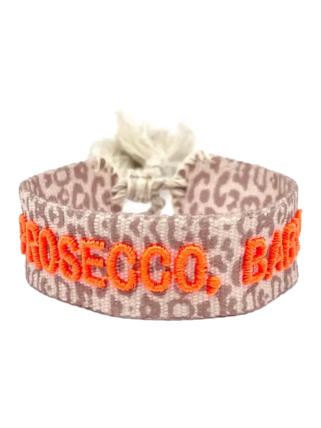 Bracciale "PROSECCO BABY" Leo e Arancio Fluo