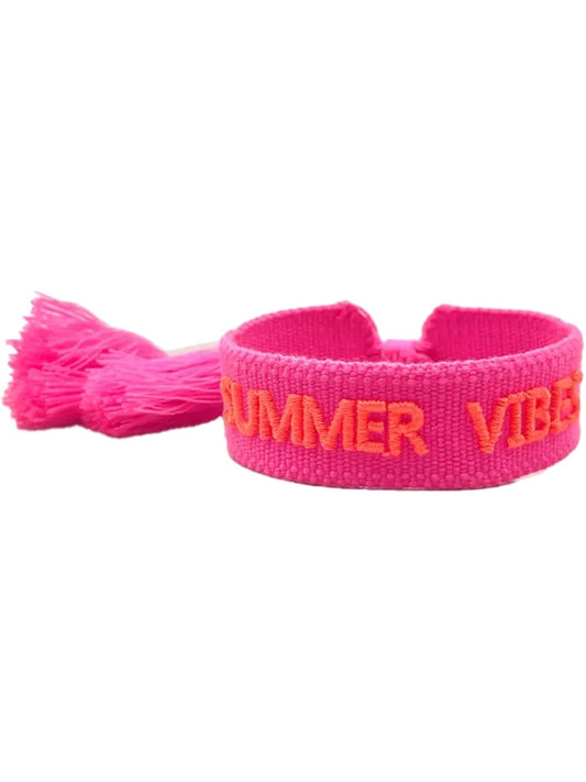 Bracciale "SUMMER VIBES" Fucsia e Arancio Fluo