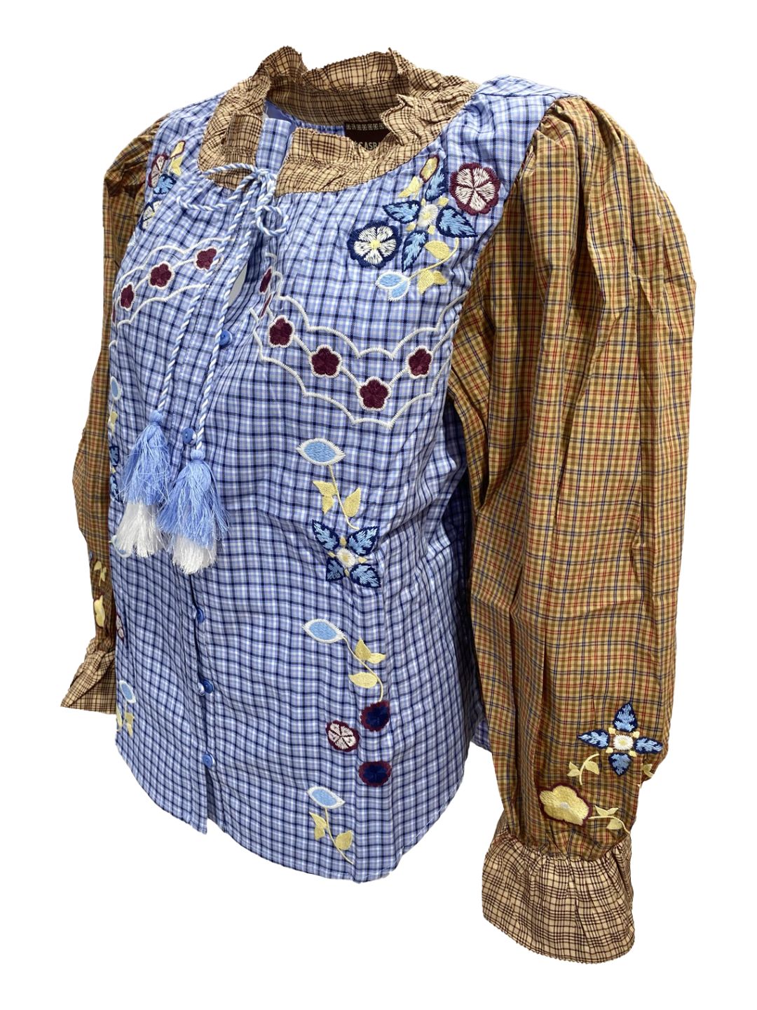 CAMICIA MARISOL MIXED CHECK-Casbah Love