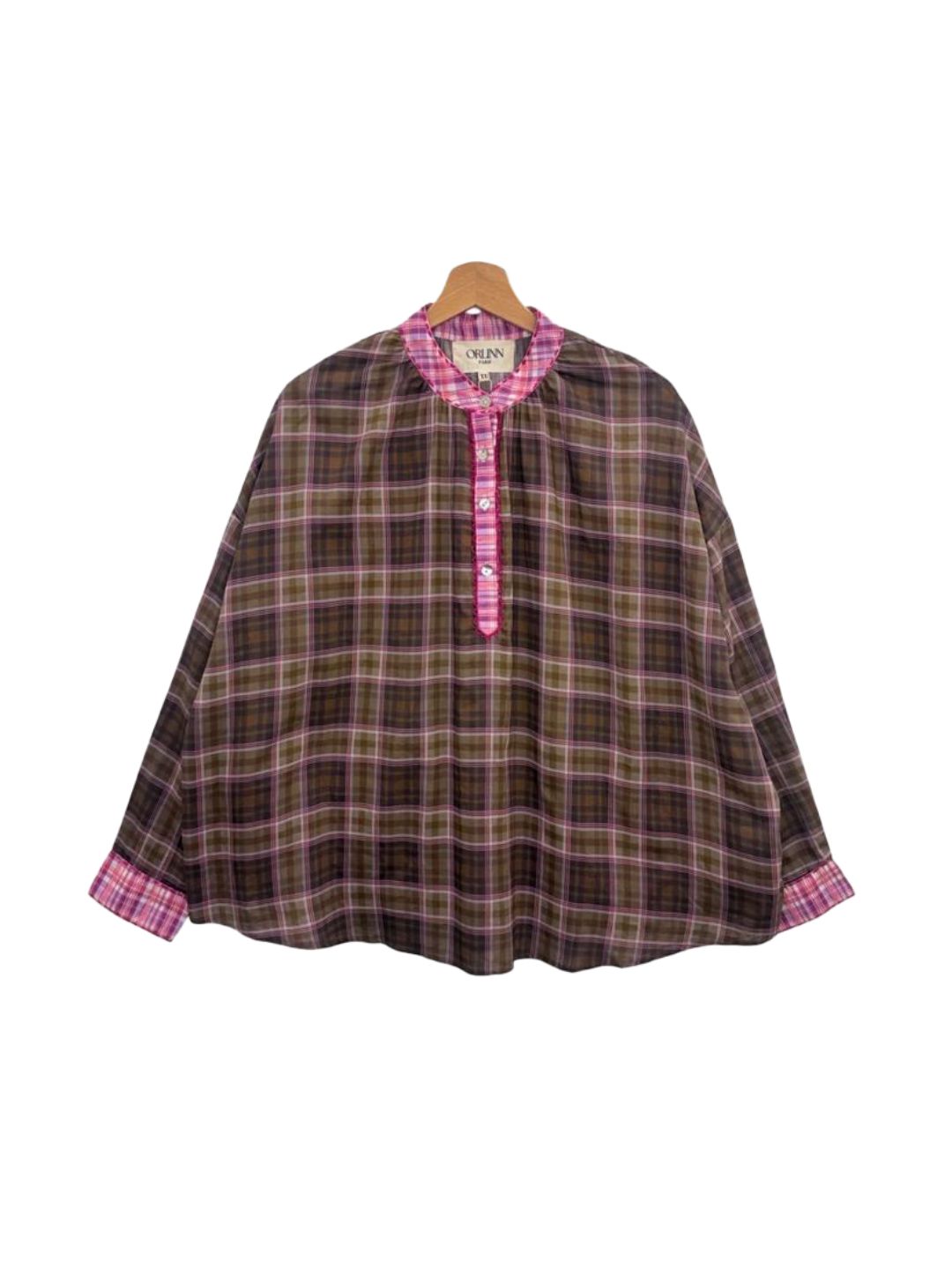 CAMICIA SAINT-TROPEZ Tartan Caffè 8992