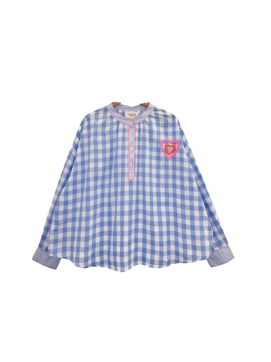 CAMICIA SAINT-TROPEZ Vichy Azzurro 8964