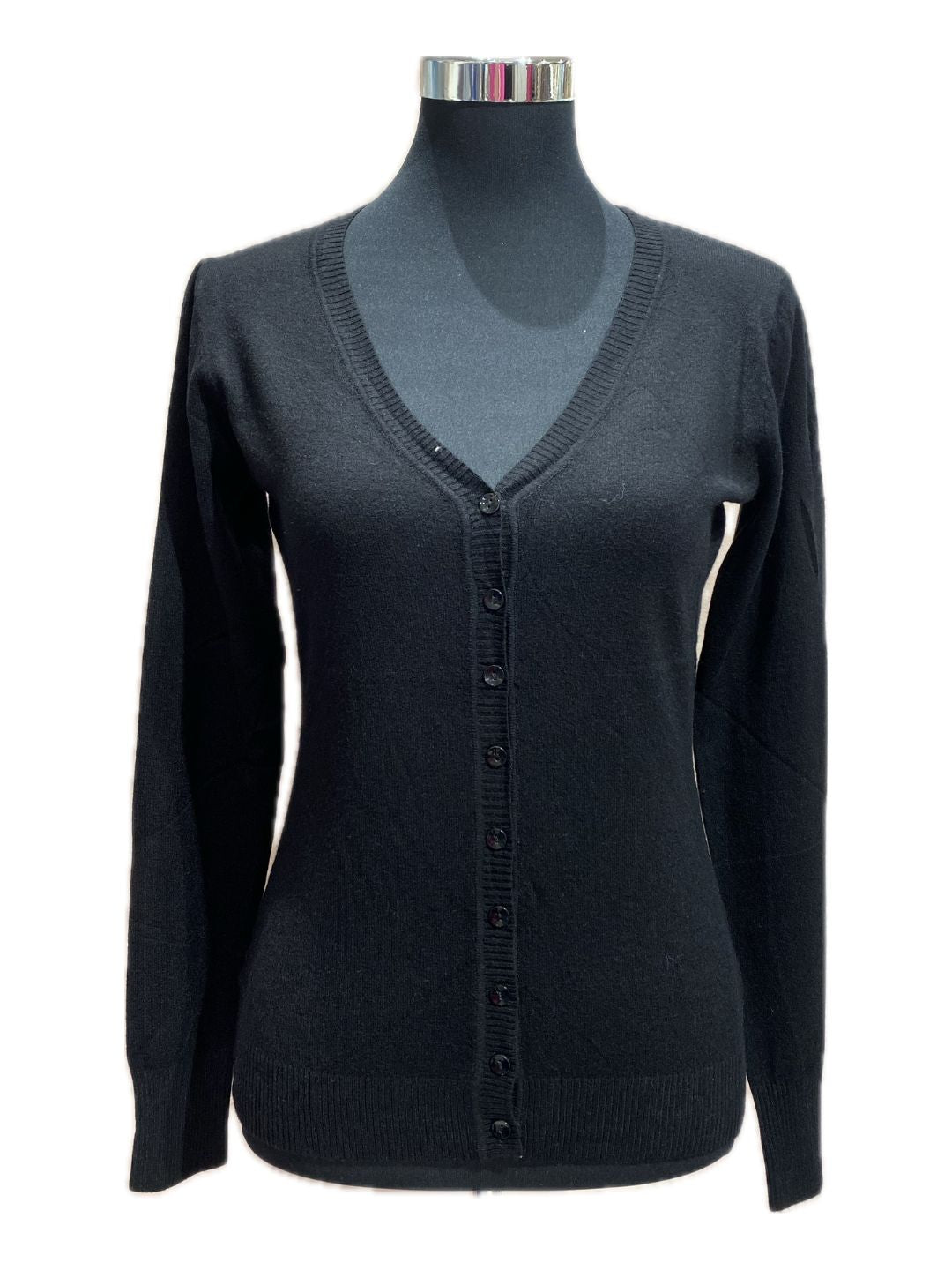 CARDIGAN BASIC NERO