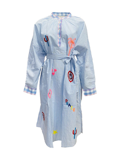 CHEMISIER SAINT-TROPEZ Light blue 8889