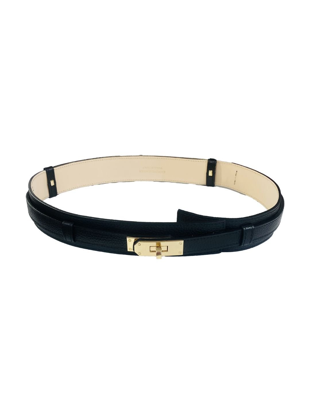 CINTURA IN PELLE NERA 201