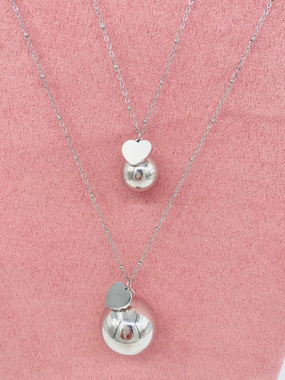 COLLANA CHIAMA ANGELI SFERA Color.Argento