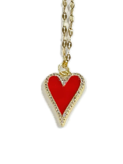 COLLANA CIONDOLO SMALTATO 300324