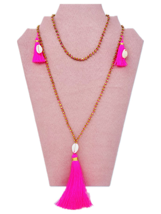 COLLANA RIBES FUCSIA FLUO 020224-1 Ribes of LOVE