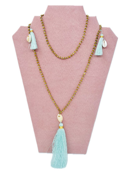 COLLANA RIBES VERDE ACQUA 020224-2 Ribes of LOVE