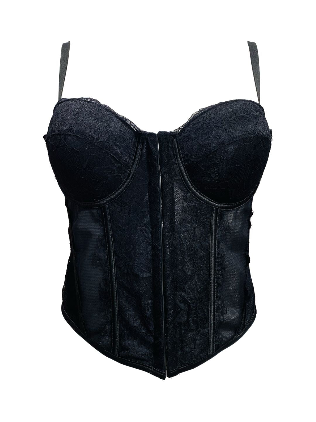 CORSETTO SOTTOGIACCA IN PIZZO NERO 120926