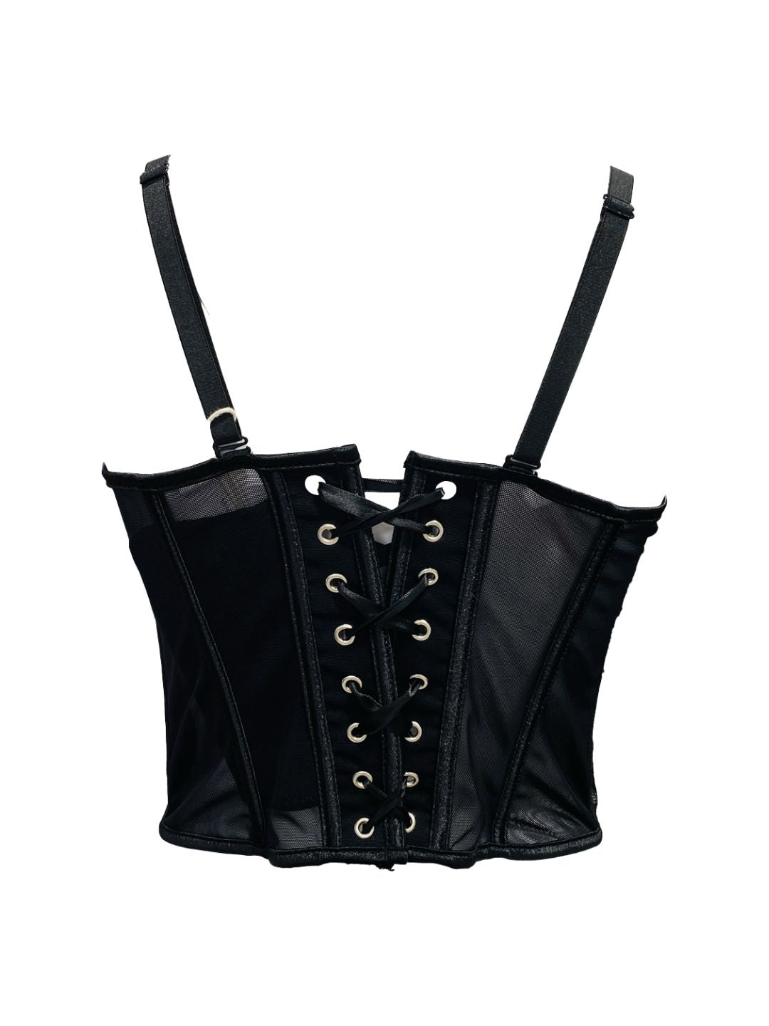 CORSETTO SOTTOGIACCA IN PIZZO NERO 120926