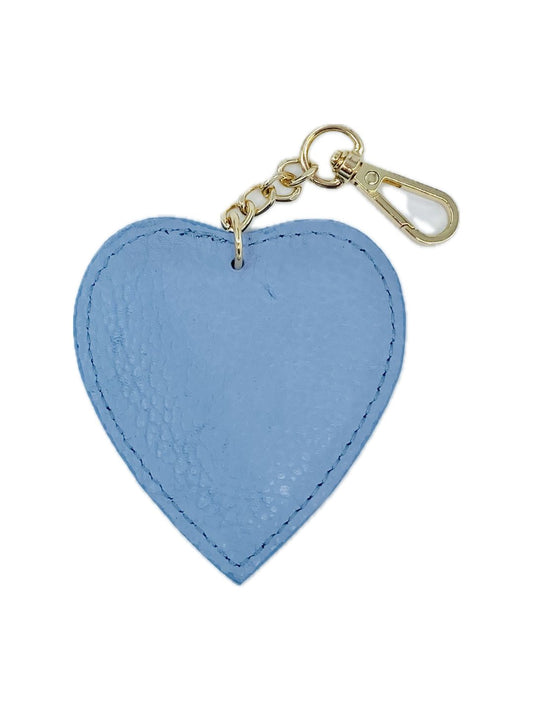 CUORE PORTACHIAVI IN PELLE AZZURRO 134