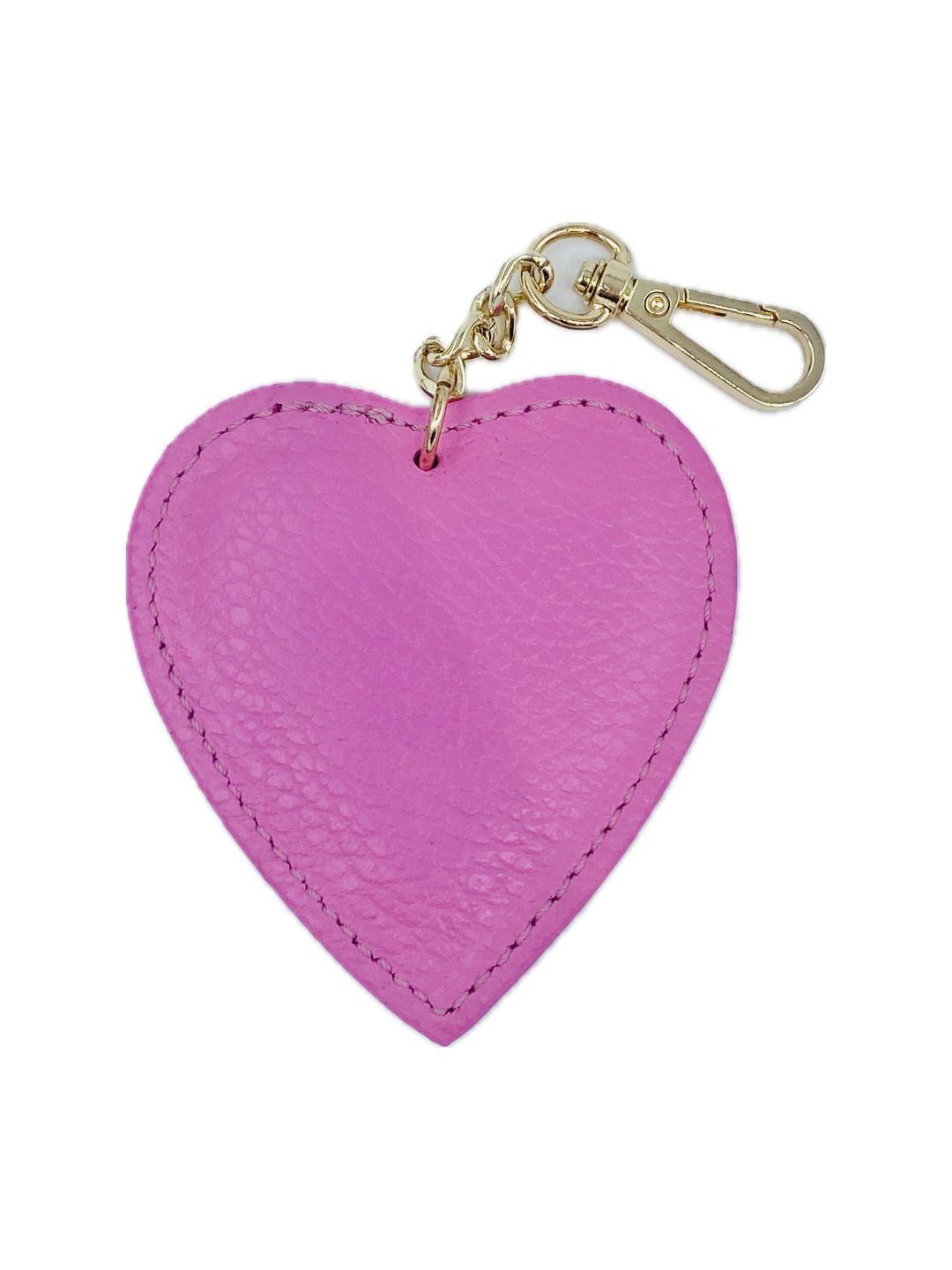 CUORE PORTACHIAVI IN PELLE ROSA BUBBLE 134