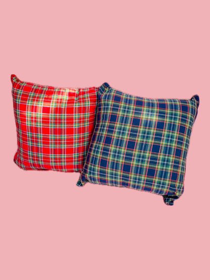 CUSCINO TARTAN 2 colori