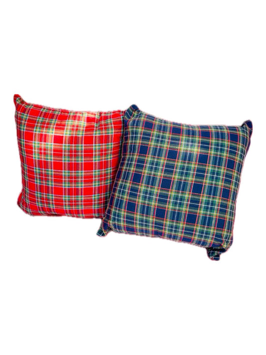 CUSCINO TARTAN 2 colori