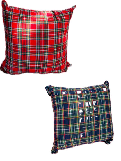 CUSCINO TARTAN 2 colori