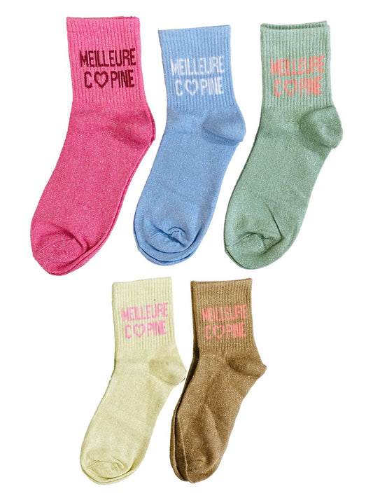 White Combed Cotton Glitter Leopard Socks – Billybelt