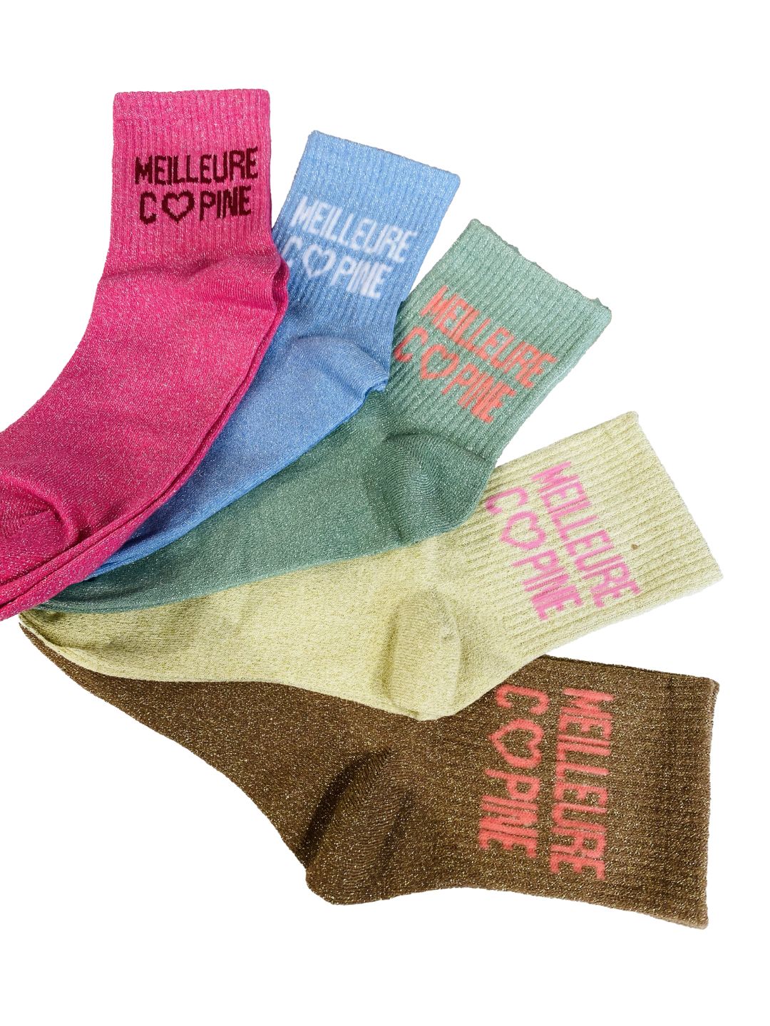 Calzini LUREX “Meilleure Copine”