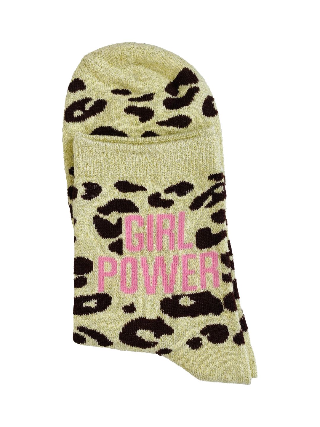 White Combed Cotton Glitter Leopard Socks – Billybelt