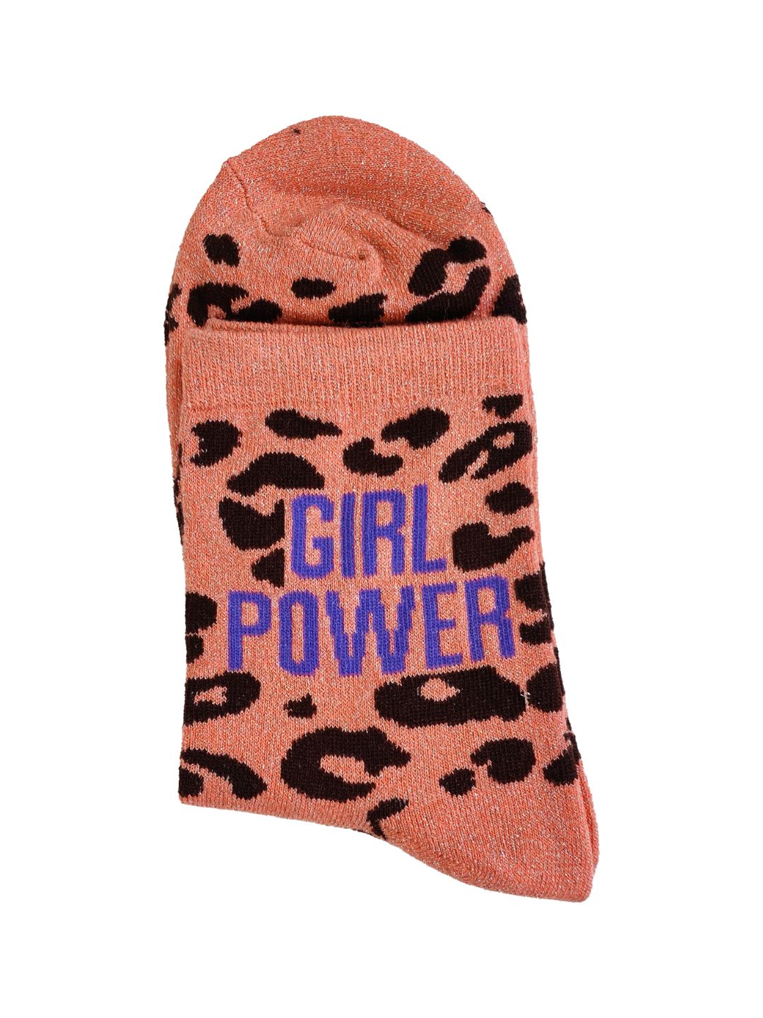 White Combed Cotton Glitter Leopard Socks – Billybelt