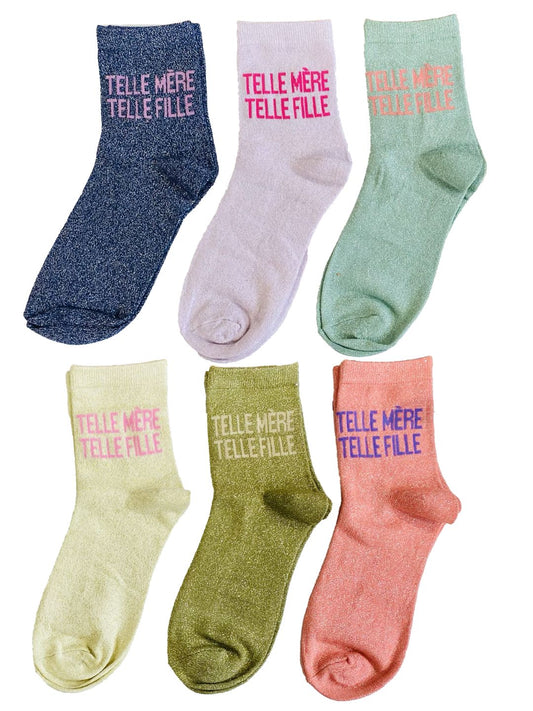 White Combed Cotton Glitter Leopard Socks – Billybelt