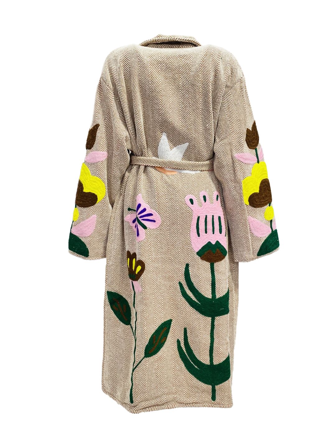 Cappotto Suzani Birds in Tweed