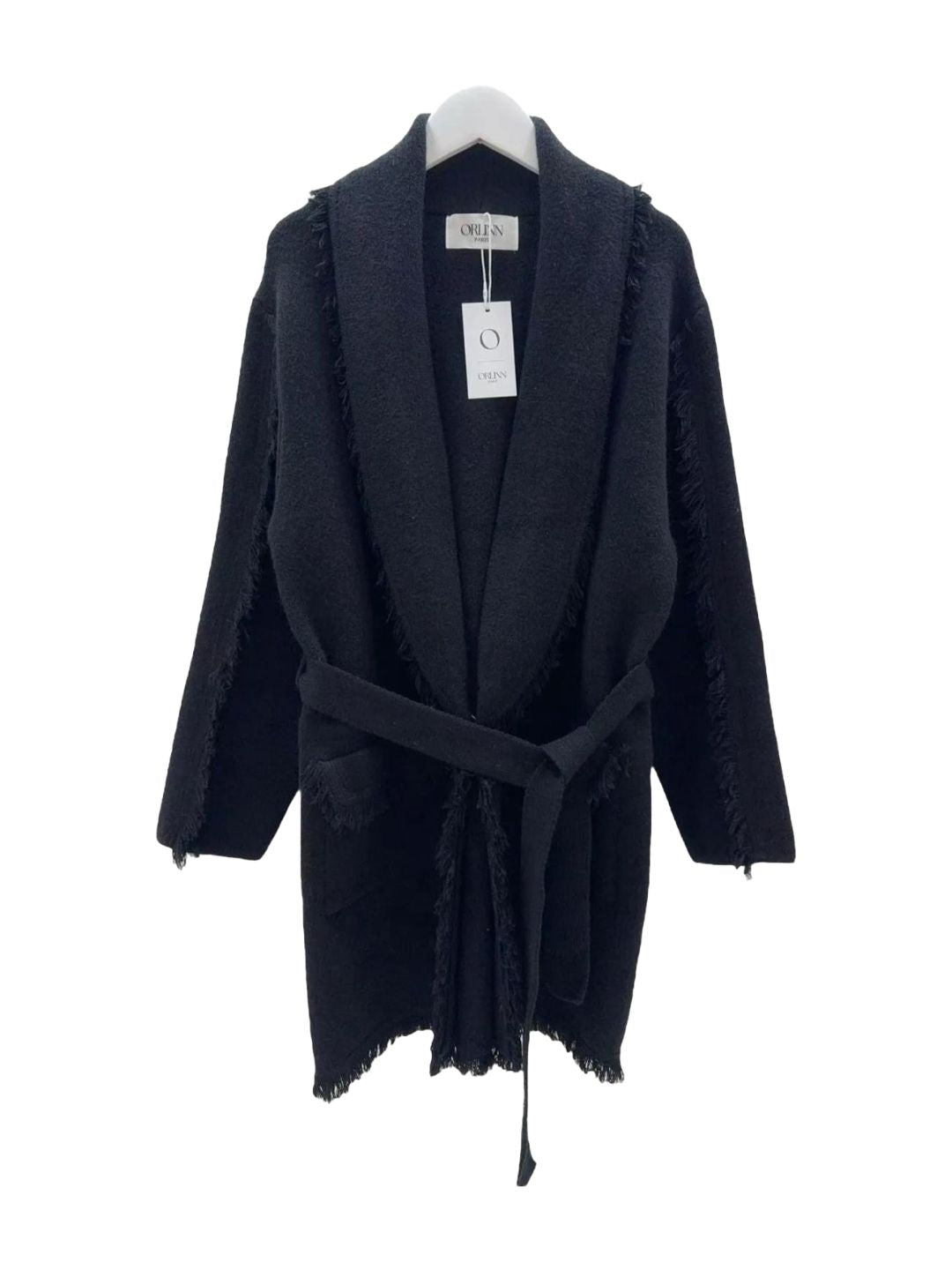 Midnight Blue Fringed Cardigan