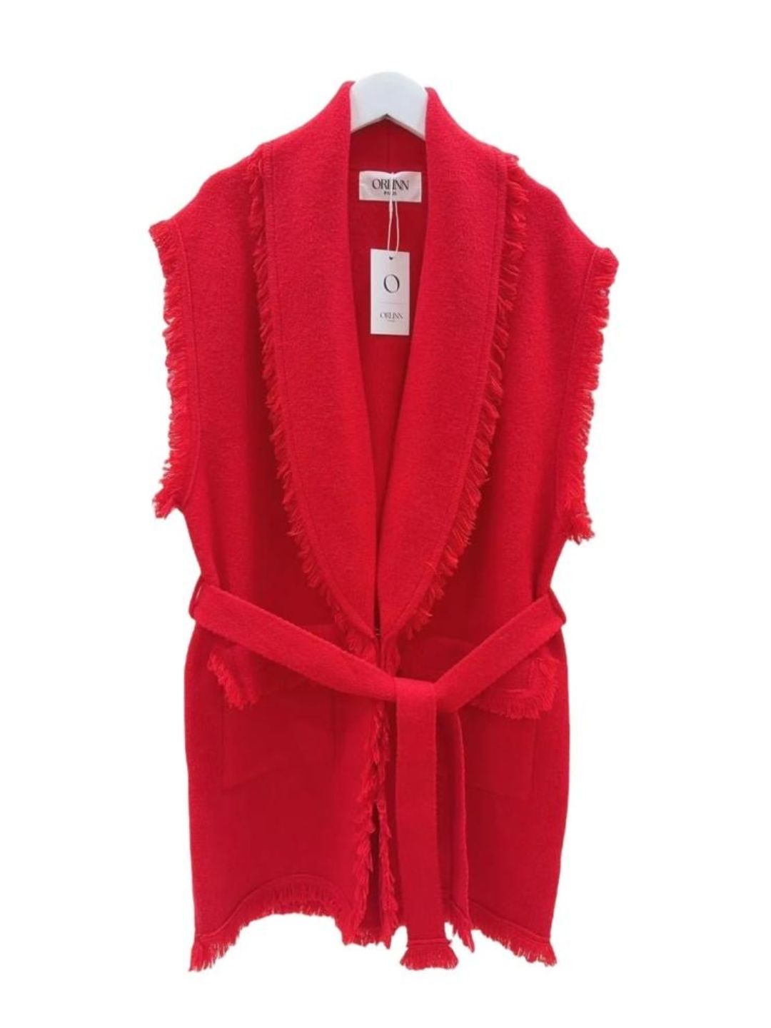 Red Fringe Vest